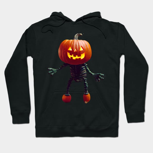 Spooky Jack o Lantern Hoodie by JyFDesignz